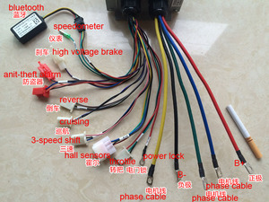 Bộ Điều Khiển Động Cơ Điện Một Chiều Không Chổi Than Công Suất Cao <span class=keywords><strong>120V</strong></span> 80a Cho Động Cơ Trung Tâm Xe Tay Ga Chạy Điện - Product Image 5