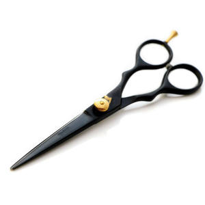 Tijeras de Peluquería Profesionales Gold Tail Negras de 4.5 a 6.0 Pulgadas para Diestros, Varios Tamaños, Uso en Belleza - Product Image 5