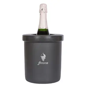 Durable Plastic Material Wine Cooling Accessories Ice Bucket With Food Contact Certification Made In Italy
