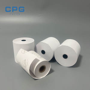 Rollo de Papel Térmico de 80x60mm 80x80mm al por Mayor del Fabricante, Libre de BPA, 70gsm, Papel Transparente para Tickets de Estacionamiento y Recibos POS - Product Image 1