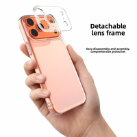 Étui de téléphone en PC rigide antichoc pour 17/16/15/14/13 avec caméra amovible, étui ultra fin