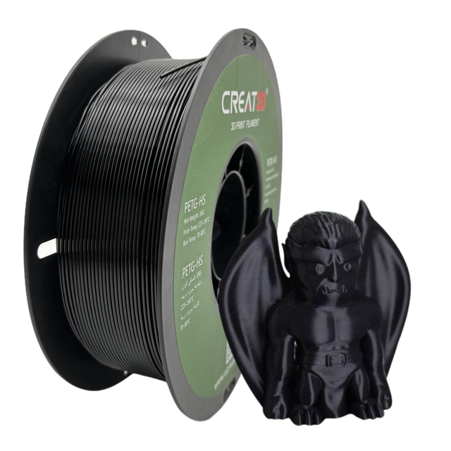 CREAT3D Ready to Ship PETG-HS 3D Printer Filament 1.75mm 1kg/roll High Speed PETG 3D Filament for Bambu Lab 3D Printers