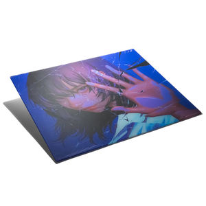 カスタムハイエンド大サイズ厚いシンプル強化ガラスマウスパッド滑り止めボトムつや消しアニメ/Eスポーツ用漫画デザイン - Product Image 2