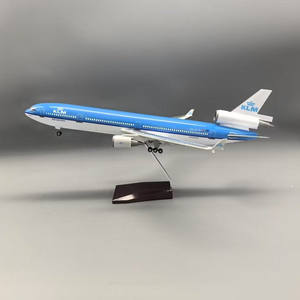 Cadeaux de Noël chauds et artisanat Échelle rechargeable 1:130 47cm Avion MD-11 <span class=keywords><strong>KLM</strong></span> à grande échelle à vendre - Product Image 5