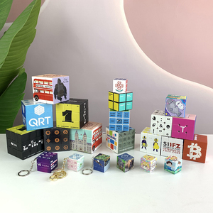 Regalos Publicitarios Empresariales, Diseño Personalizado con Foto, Impresión UV a Todo Color, Cubo Giratorio 3x3 de 10 cm, Rompecabezas Mágico - Product Image 6