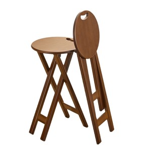 Modern Minimalist Foldable <b>Bar</b> <b>Stool</b> 60cm Bamboo Wood Kitchen <b>Stool</b> <b>Comfortable</b> Sitting - Product Image 5