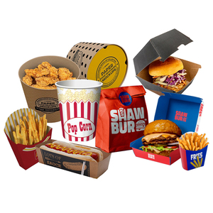 Cono de papel para freír francés desechable con logotipo personalizado al por mayor con bandeja para salsa Ketchup, waffle, helado, embalaje, cónicos, <span class=keywords><strong>chips</strong></span> de churros - Product Image 4