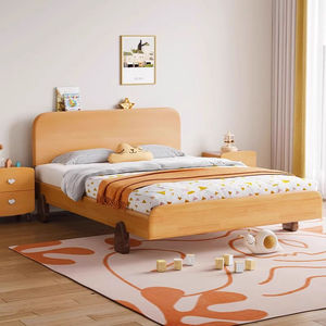 <span class=keywords><strong>Lit</strong></span> de princesse simple pour enfants Mobilier multicouche en bois de hêtre écologique <span class=keywords><strong>avec</strong></span> <span class=keywords><strong>rangement</strong></span> pour chambre de garçon Chambre d'adolescents - Product Image 1