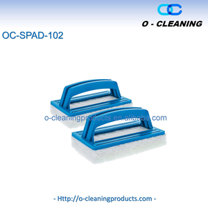 <span class=keywords><strong>Brosse</strong></span> à récurer en éponge <span class=keywords><strong>pour</strong></span> le nettoyage de l'évier de la baignoire, tampon à récurer anti-rayures <span class=keywords><strong>pour</strong></span> la salle de bain, dissolvant <span class=keywords><strong>d</strong></span>'écume de savon. - Product Image 6