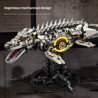 Nuevo Kit de Construcción de Ballena Mecánica DIY - Modelo de Animal con Articulaciones Móviles RC, Juguete Educativo STEM, Regalo para Niños y Coleccionistas