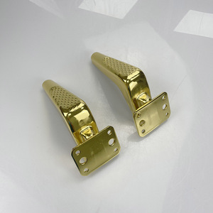 Patas Metálicas para Muebles Lu Ye, Color Oro Titanio, Tipo B049, Diseño de Puntos Perlados, 15 Puntos, Soporte para Sofá y Tocador - Product Image 2