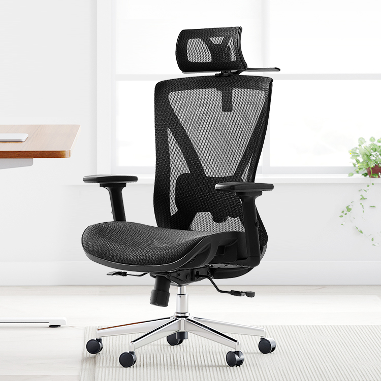 High Back Office Chairs No Wheels Adjustable Height