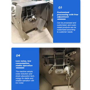 Rebanadora de carne tridimensional completamente automática comercial KR, nueva máquina para cortar en cubitos de frutas y verduras congeladas de una sola vez para carne de pescado - Product Image 6