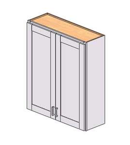 Mobile da Cucina Sunique Sydney Bianco Stile Shaker in MDF Moderno 36x42 Pollici - Product Image 1