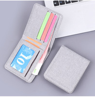 Dompet Pria Kanvas Produk Grosir Tahan Air Kasual Buka-Tutup Tempat Kartu Dompet Gaya Jepang Fashion Dompet Desainer