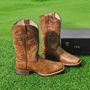 הסיטונאי עבודה קאובוי מותאם אישית קאובוי לגברים מגפיים בוקרים Dropshipping שנה טובה יורט עקב מגפי הבוהן גברים cowboy של גברים cowboy - Product Image 3