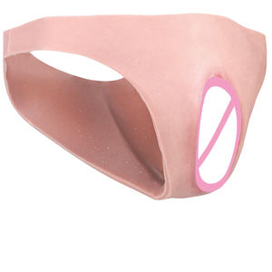 Mutandine con Vagina e Labbra Realistiche in Silicone FAAK per Transgender, Crossdresser, Drag Queen, Cosplay e <span class=keywords><strong>Gay</strong></span> - Product Image 3