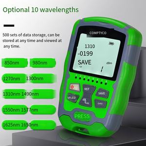 Compteur de puissance optique 4 fonctions, photomètre compact pour <span class=keywords><strong>fibre</strong></span> optique, mesureur de puissance de <span class=keywords><strong>fibre</strong></span> optique avec laser, option rechargeable LAN <span class=keywords><strong>RJ45</strong></span> - Product Image 4