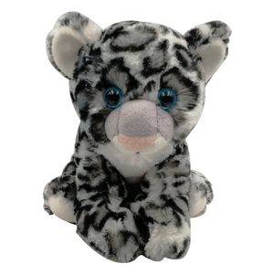 Prezzo di fabbrica personalizzato regalo di alta qualità carino 9 pollici occhi scintillanti neve <span class=keywords><strong>leopardo</strong></span> farcito peluche - Product Image 1