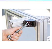 Jeu de clés à cliquet combinées BOSCH 5 pièces en acier au chrome vanadium pour espaces étroits