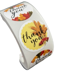 Round custom roll stickers for decorating items waterproof self-adhesive custom stickers and branding stickers for <b>packaging</b>. - Product Image 1