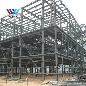 2020 WZH Prefab Multistory Steel Structure Hotel Building Custom High-rise Steel Structure Car Parking Apartment Shopping Mall