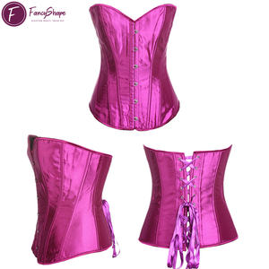 Corset sexy en dentelle respirante, <span class=keywords><strong>bustier</strong></span> overbust, design à la mode, vêtement moulant en satin <span class=keywords><strong>pour</strong></span> la taille - Product Image 1