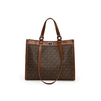 Sac à main et sac bandoulière vintage en PU résistant à l'eau pour femme de la marque de luxe Designer Louis avec motif monogramme