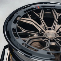 Neue 2-teilige Geschmiedete Räder mit Tiefer Konkave, Maßgefertigt 17-23 Zoll 5x112-5x120 Bronze-Finish, Spezialanfertigung Offroad-Aluminiumlegierung Felgen