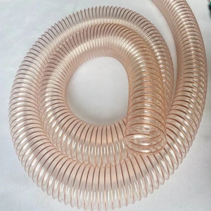 Tuyau en PU léger anti-âge avec armature en fil d'acier, flexible, en polyuréthane, haute pression, pour conduite d'air extérieure, résistant aux intempéries, pour irrigation - Product Image 1