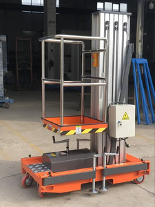 Elevador eléctrico portátil de un solo mástil de aluminio - Product Image 2