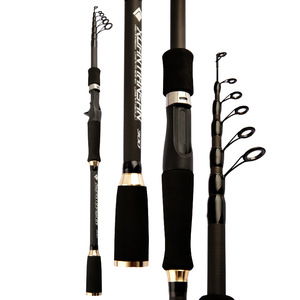 Canne à pêche télescopique Soft Tune en fibre de carbone, 1,83,6 mètres, <span class=keywords><strong>5</strong></span> sections, dureté souple, pour la pêche en mer et en lac - Product Image 4