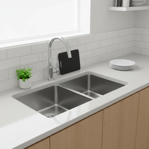 [BAEKJO] Évier de cuisine européen WBD832 à double bac durable avec une forte résistance à la rouille et à la chaleur - Product Image 3