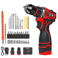 Kit de Herramientas Eléctricas Inalámbricas sin Escobillas de 16.8V al por Mayor con 2 Baterías de Litio y Accesorios Completos para Taller en Casa