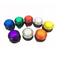 Boutons d'arcade lumineux pour jeux à monnayeur 5V 12V 28mm, boutons-poussoirs LED avec éclairage RGB, ronds à visser pour machines de jeu
