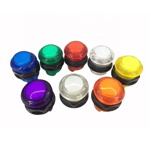 Chiếu Sáng <span class=keywords><strong>Arcade</strong></span> Nút Cho Đồng Xu Hoạt Động Trò Chơi 5V 12V 28Mm LED Đẩy Nút Với RGB Chiếu Sáng Vòng Vít Chơi Máy - Product Image 5