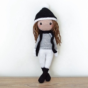 Amigurumi bebé <span class=keywords><strong>hermanas</strong></span> muñecas de ganchillo hecho a mano lindo Juguetes - Product Image 4