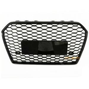Griglia Anteriore Nera Lucida a Rete Design RS6 con Cornice Inferiore per <span class=keywords><strong>Audi</strong></span> <span class=keywords><strong>A6</strong></span> C7.5 S6 4G 2016 2017 <span class=keywords><strong>2018</strong></span> - Offerta Speciale - Product Image 2