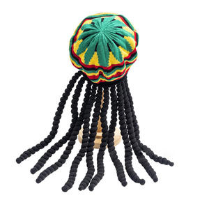 Chapeau de fête en tricot <span class=keywords><strong>pour</strong></span> adultes et <span class=keywords><strong>dreadlocks</strong></span> <span class=keywords><strong>pour</strong></span> hommes et femmes, accessoires de costume, chapeaux - Product Image 4