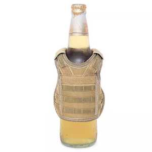Gilet de maintien au frais tactique robuste compatible MOLLE, mini, pour boissons et bière, utilisation en extérieur - Product Image 3