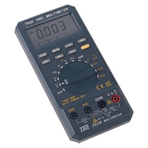 Multimètre numérique portable True RMS TES-2620 de Taïwan, testeur de courant et de tension AC - Product Image 1