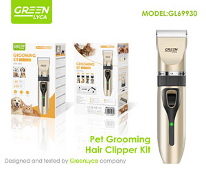 Pelo eléctrico de carga USB para cortadora con extremo hembra NEMA 15A corriente nominal enchufe de EE. UU. hoja de acero inoxidable estándar para mascotas - Product Image 2