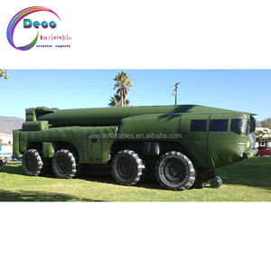Modèle de réservoir gonflable décoratif d'extérieur, véhicule de missile gonflable personnalisé - Product Image 5
