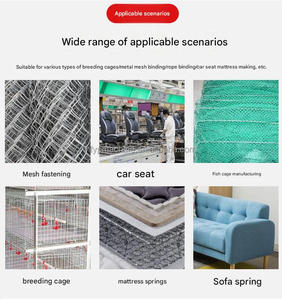 Agrafeuse <span class=keywords><strong>pneumatique</strong></span> industrielle pour anneaux en C, professionnelle pour la réparation de <span class=keywords><strong>matelas</strong></span>, clôtures, cages métalliques et garnitures de voiture - Product Image 6