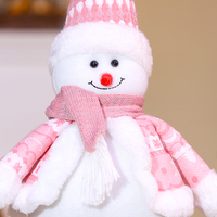 Weihnachtliches Plüschtier, Weihnachts-Stoffpuppe, Festliche Kuscheltiere, Weiche Dekoration, Weihnachtsmann, Papa Noel, Plüsch-Rentier, Elch, Schneemann