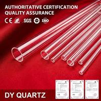Tubo de Cuarzo de Sílice Fundido de Alta Calidad al por Mayor, Tubo de Vidrio Transparente Resistente al Calor para Diversas Aplicaciones Industriales OEM ODM