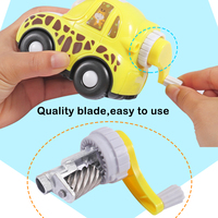 Foska mignon Carton voiture primaire étudiants main secouant réglable recharge épaisseur Table taille-crayon pour fournisseur scolaire
