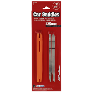 Kit d'outils de démontage de garnitures de voiture, 220 mm, orange et argent, pour la réparation des panneaux intérieurs de voiture - Product Image 1