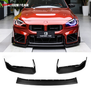 Môi phía trước khô sợi <span class=keywords><strong>Carbon</strong></span> cho BMW M2 G87 2023 + thể thao phong cách phía sau bumperrear Spoiler Bộ dụng cụ cơ thể TRIM phụ kiện - Product Image 2