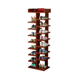 2026 Offerta Speciale Scarpiera e Cappelliera a 7/8/9 Ripiani in Legno, Espositore Scarpiera, Mensola Organizer per Casa, Ufficio e Negozio - Product Image 2